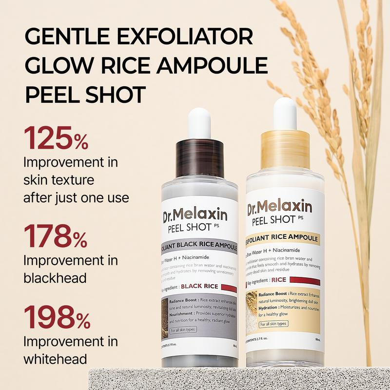 Peel Shot Ampoule Duo (white+black）